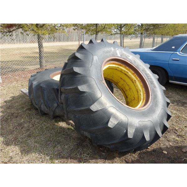 2- 24.5 x 32 Tires, J.D.