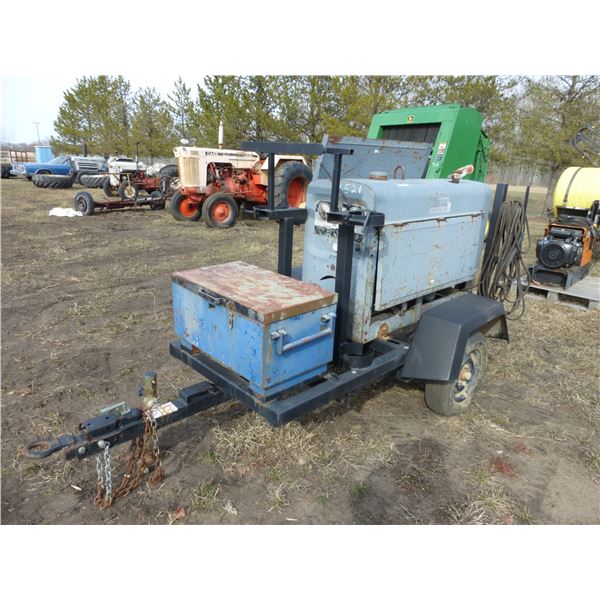 Lincoln, 200 Amp Welder c/w Trailer, Extra Cables, (Was Running April 21st/22, Needs Battery) SN.A-9