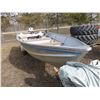 Image 1 : Misty River 14' Boat, Honda 15HP, c/w EZ Loader Trailer (No Serial #), Tarp, Fish Finder (Hummingbir