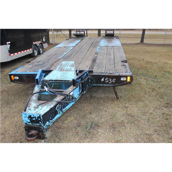 Scona Tandem Dually Eqp. Trailer, Pintle Hitch On Air (Approx. 15-20,000 lb Axles), 20' Deck, 36" Do