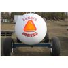 Image 5 : 1976 Westeel-Rosco 1000 gal Anhydrous Ammonia Tank, A230, 250 lb Valve c/w Heavy Duty Wagon