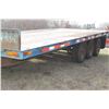 Image 2 : Trailer Hitch Triple Axle Trailer c/w 20' Deck, 9.50R16.5 Tires, Approx. 7000 lb Axle (Trailer) SN.J