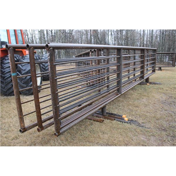 5- 24' - 2 7/8 Pipe Panels, So Much Each x5