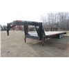Image 1 : 09/2018 SWS Tri- Axle Trailer Gooseneck, 25' Deck, 5' Dovetail c/w Ramps, SN.4UGFG3036KD033618