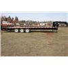 Image 2 : 09/2018 SWS Tri- Axle Trailer Gooseneck, 25' Deck, 5' Dovetail c/w Ramps, SN.4UGFG3036KD033618