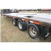 Image 11 : 2008 Tarnell Triple Axle Dually Flat Deck Trailer, 31' Deck, 5' Beavertail c/w Ramps (Needs 3 Boards
