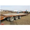 Image 5 : 2008 Tarnell Triple Axle Dually Flat Deck Trailer, 31' Deck, 5' Beavertail c/w Ramps (Needs 3 Boards