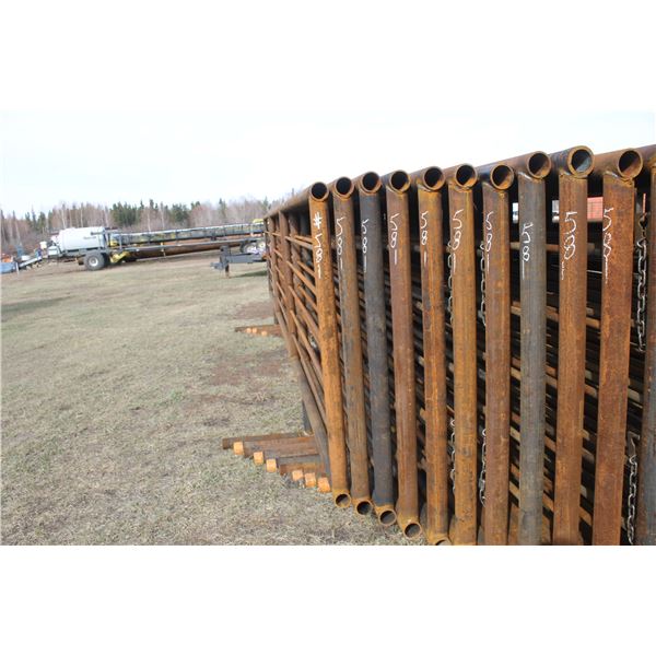 10- 24' X 2 7/8" Pipe Panels, So Much Each x10