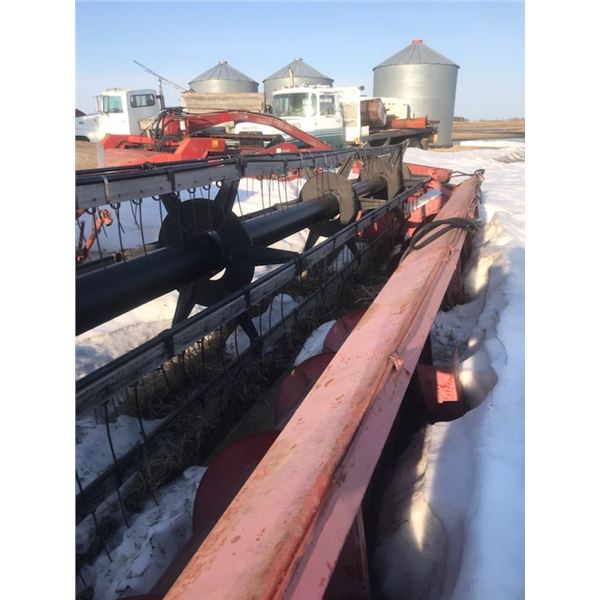 22.5 Flex Header, 820-22.5, Steel Tooth Pickup Reel, SN.U010325 For IH Combine, OFF Location, PH 780