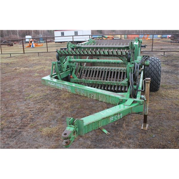 Rockmaster Hyd. Drive, 3 Batt Rock picker