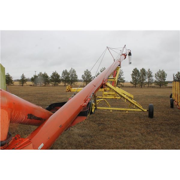 F King 10" x 60', PTO, Swing Away Auger