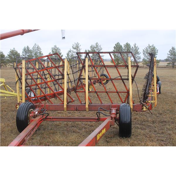Farm King 60' Drawbar c/w 12- 5' Harrows
