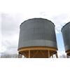 Image 1 : 5 Ring Westeel Hopper Bin, Approx. 4000 bu (Bolted to Concrete) Located; from Auction Yard, 9 km Nor