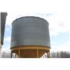 Image 1 : 5 Ring Westeel Hopper Bin, Approx. 4000 bu (Bolted to Concrete) Located; from Auction Yard, 9 km Nor