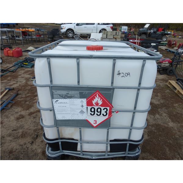 Plastic Tote in Cage