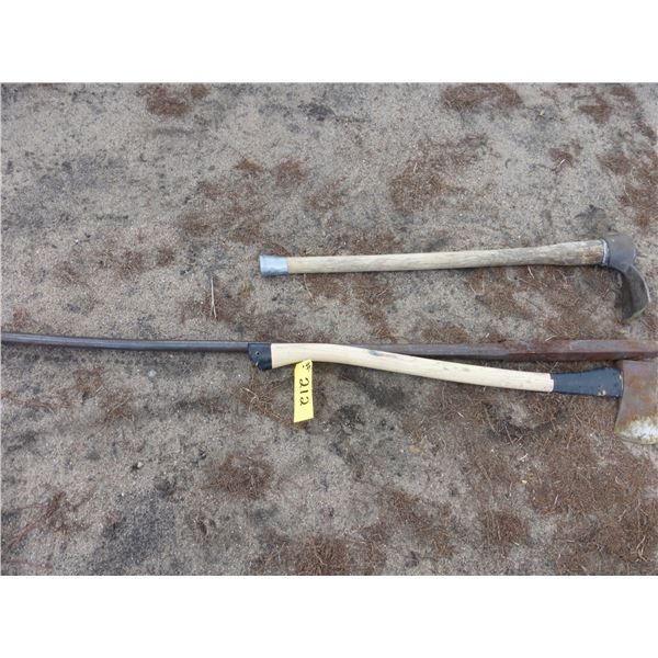 Axe, Grub Axe and Crowbar