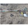Image 1 : Shovel, Rake and 2 Scrapers