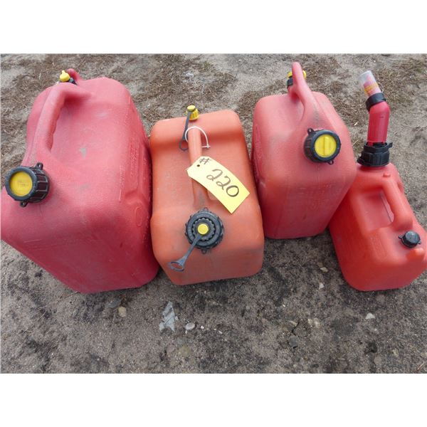 4 Jerry Cans