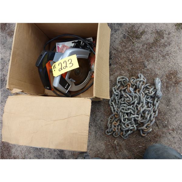 Black & Decker 7 1/4" Saw, Grinder and Chain