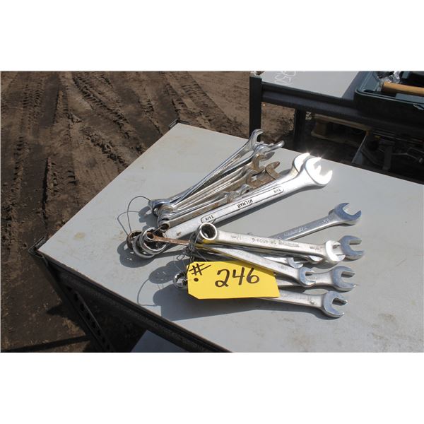 Combination Wrenches 8-22mm, 3/8"-1 1/8"