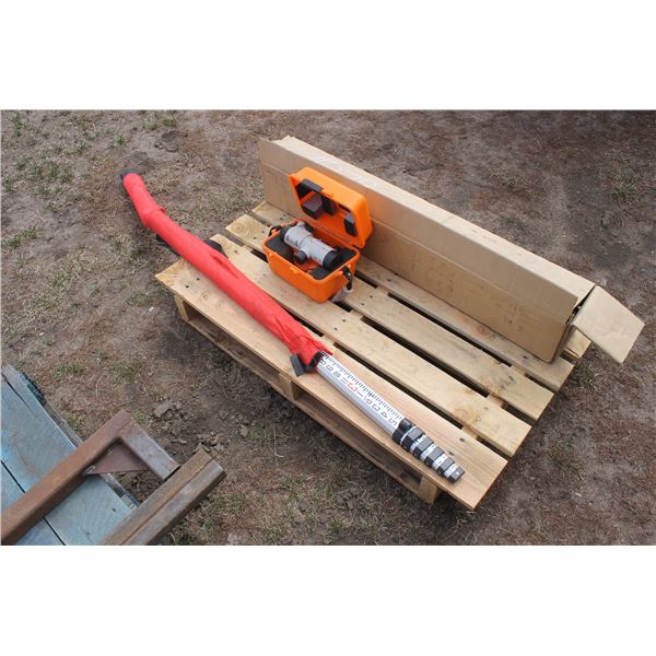 Surveying Tools, Tri Pod and Laser
