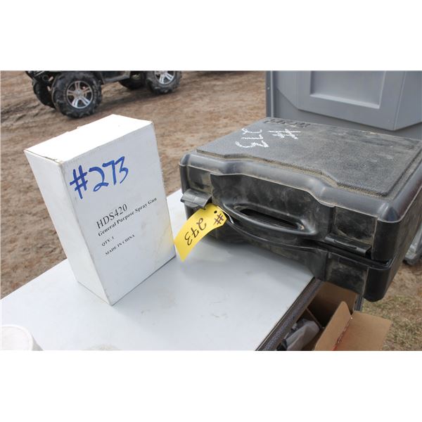 Spray Gun and Freud Planer