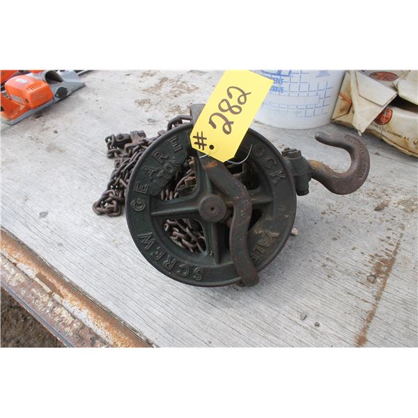 Old Chain Hoist