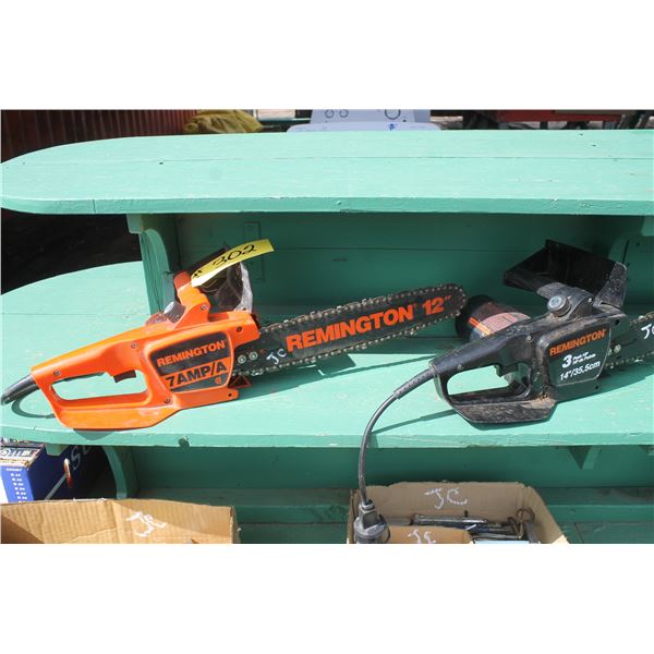2- Remington Elec. Chainsaws