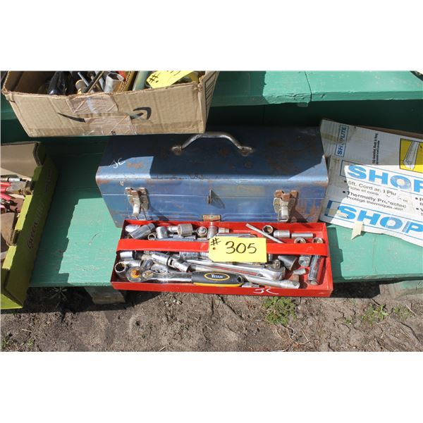 3/8 Drive Socket Set c/w Tool Box