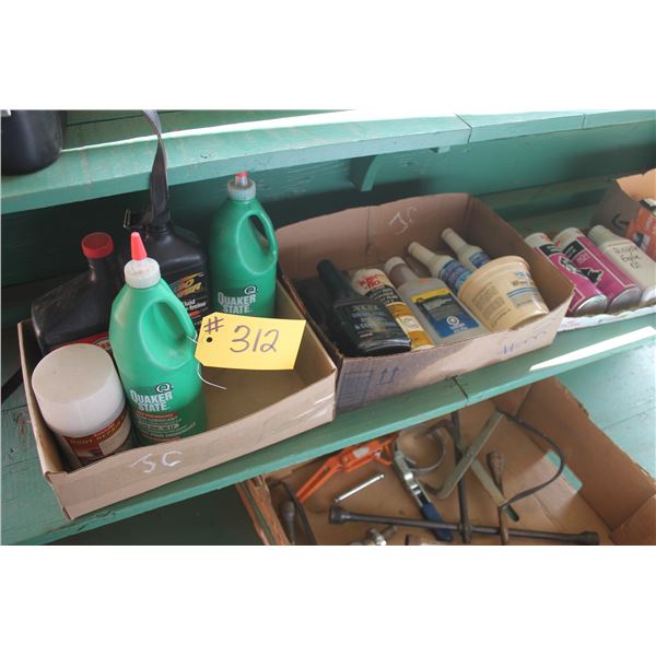 Brake Fluids, Gear Oil, AFT (4 Boxes)