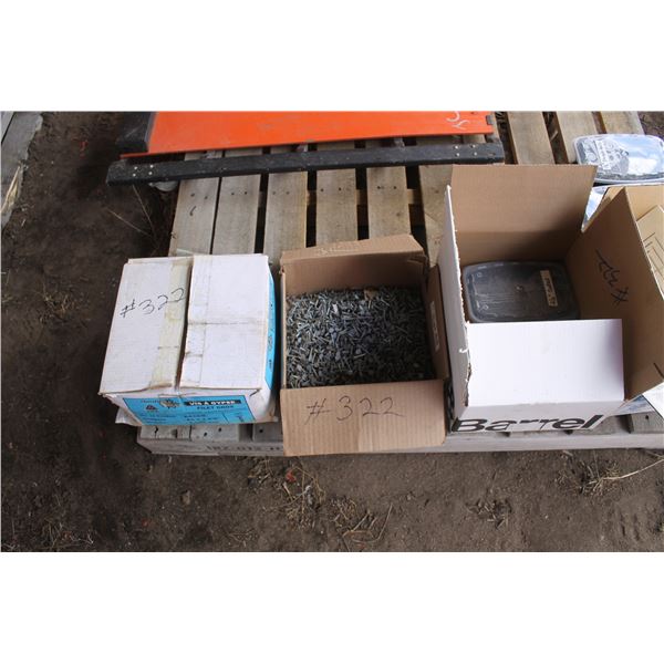 Asst. of Nails, Screws and Fan