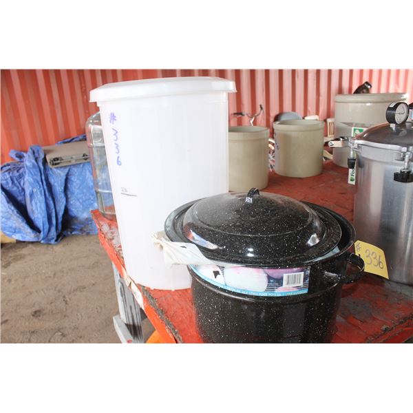 Canner, Corker and Wine Fermenting Container