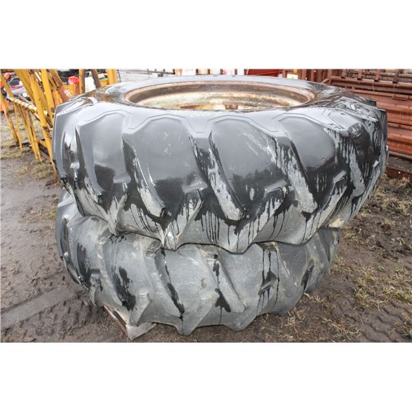 2- 20.8 x 38 Tractor Tires