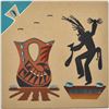 Image 1 : Native American Navajo Sand Painting by Watchman