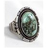 Image 4 : Navajo Sterling Turquoise Ring, Size 8.5