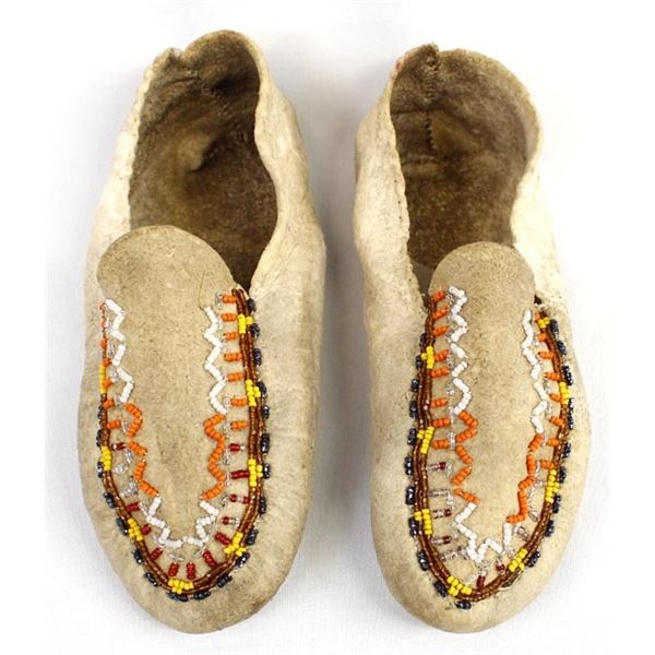 Plains Indian Beaded Moccasins