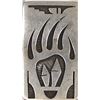 Image 2 : Native American Hopi Sterling Bear Paw Money Clip
