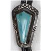 Image 2 : Navajo Sterling Turquoise Bolo Tie