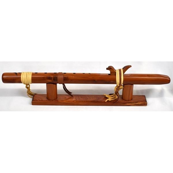 High Spirits Carved Cedar Wood Flute