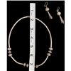 Image 8 : Historic Navajo Sterling Bead Choker and Earrings