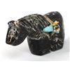 Image 1 : Zuni Picasso Marble Horse Fetish by Al Lasiloo
