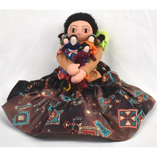 Navajo Storyteller Cloth Doll by Rose Carrillo
