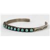 Image 1 : Vintage Zuni Sterling Turquoise Bracelet