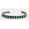Image 2 : Vintage Zuni Sterling Turquoise Bracelet