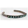 Image 6 : Vintage Zuni Sterling Turquoise Bracelet