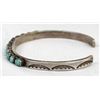 Image 7 : Vintage Zuni Sterling Turquoise Bracelet