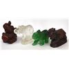 Image 1 : 4 Miniature Elephant Figurines