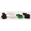 Image 4 : 4 Miniature Elephant Figurines