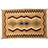 Image 1 : Navajo Crystal Serrated Diamond Wool Textile Rug