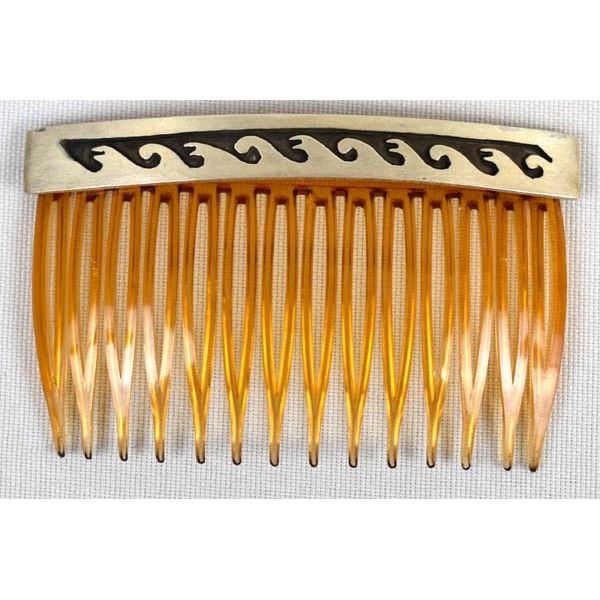 Navajo Sterling Silver Hair Comb